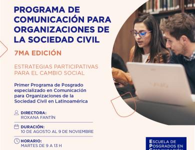 Programa de Comunicación para Organizaciones de la Sociedad Civil