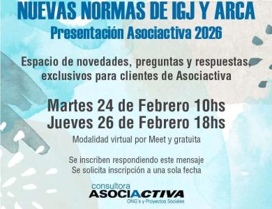 Nuevas normas de IGJ y ARCA