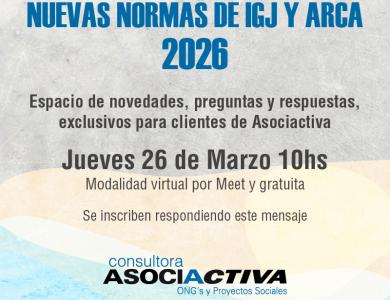Nuevas normas de IGJ y ARCA